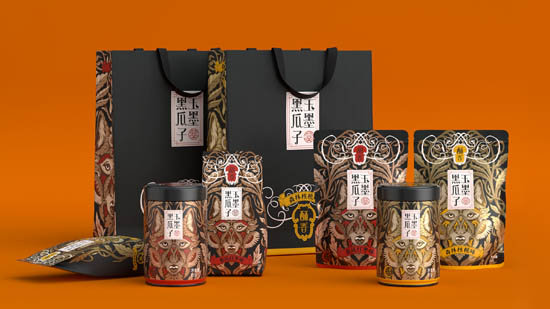 中國風瓜子包裝設計禮盒裝_高瑞品牌_北京京包裝設計