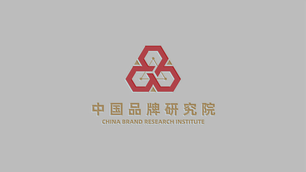 中國品牌研究院LOGO設(shè)計浮雕效果_高瑞品牌